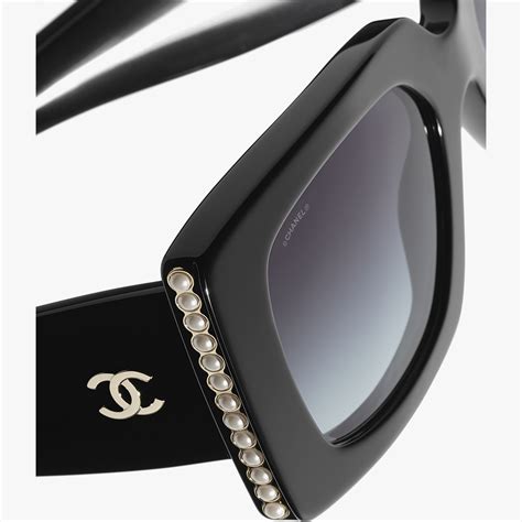 chanel sunglasses black gold|chanel sunglasses gradient lens.